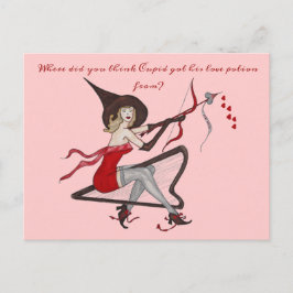 Viitch Kärlek Potion Valentine Card Vykort