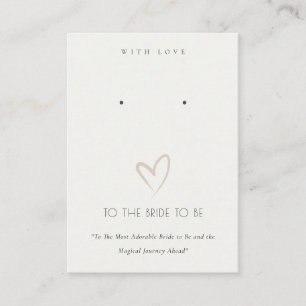 VIITE HEART BRIDE SKA VARA GIFT EARRING VISNING PLACERINGSKORT