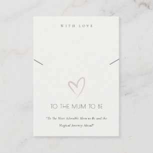 VIITE HEART MORSA TILL GIFT NECKLACE VISNING PLACERINGSKORT