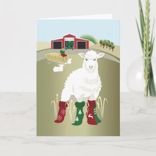 Vik kort 'Julstrumpor' (Framsida)