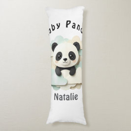 Vikad baby panda | Söt origami  Kroppskudde
