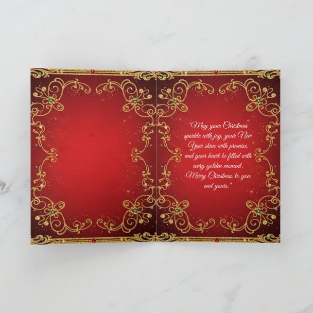 Vikad julkort helgkort (Inuti)