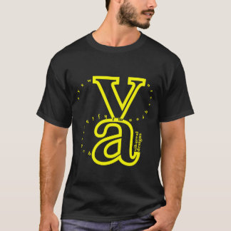 Vikareal alfabet (maize) tee