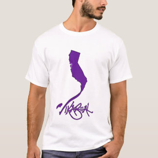 Vikareal (violetta) Kalifornien, T-shirt