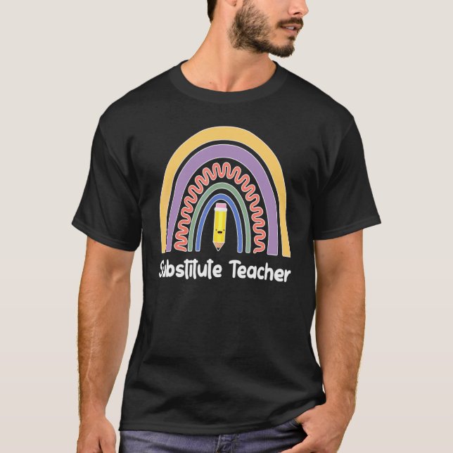 Vikarie Regnbåge Vikarie Vecka T Shirt (Framsida)