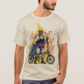Vikbar cykel t shirt