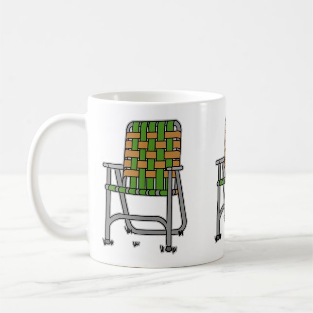 Vikbar hage stol kaffemugg (Vänster)