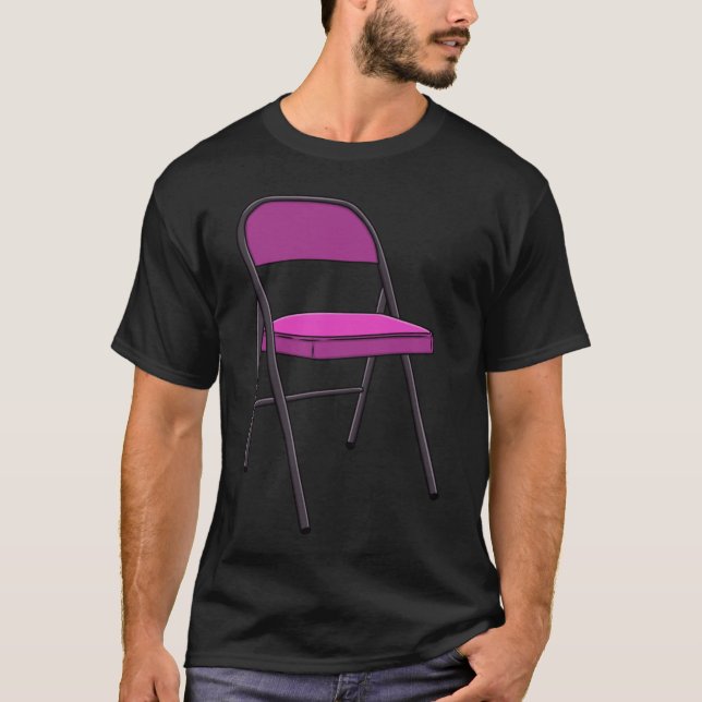 Vikbar stol 2 t shirt (Framsida)