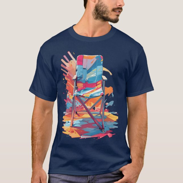 vikbar stol t shirt (Framsida)