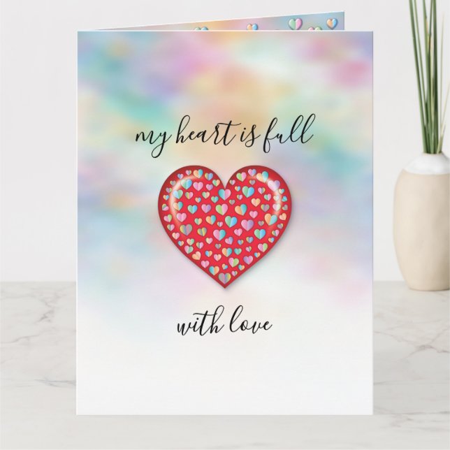 Vikbart gratulationskort kort (Framsida)