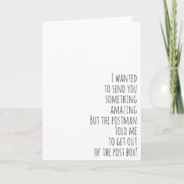 Vikbart gratulationskort kort