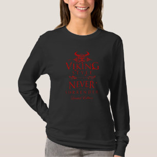 Viking Aldrig Överge Motivation Valhalla Träningsp T Shirt