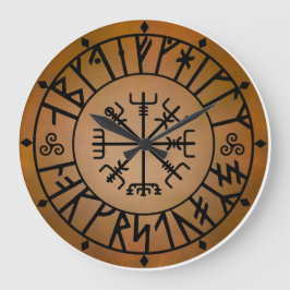 Viking Alphabet Stor Klocka