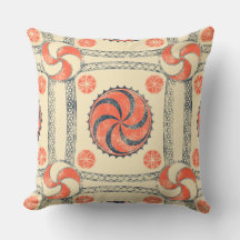 Viking Amulet Solar Sign Dekorativ kudde