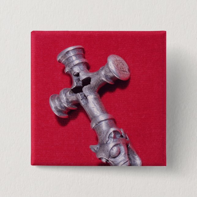 Viking amulett i forma av en kor knapp (Framsida)