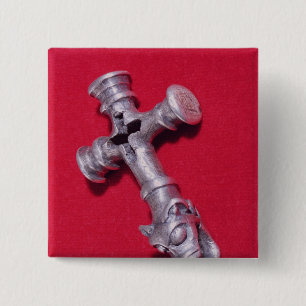 Viking amulett i forma av en kor knapp