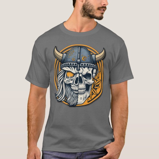 Viking är oövervinnlig t shirt (Framsida)