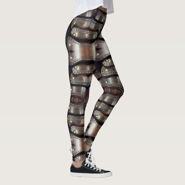 Viking Armor Abstract Design Leggings (Höger)