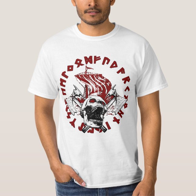 Viking arvskjorta tee (Framsida)