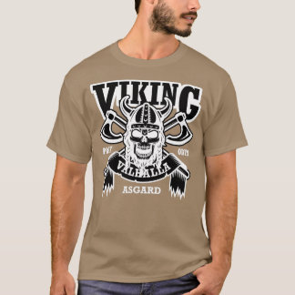 Viking Asgard Skull T Shirt