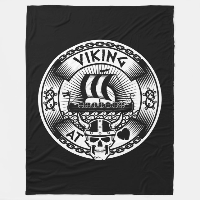 Viking at Heart Fleecefilt (Framsidan)