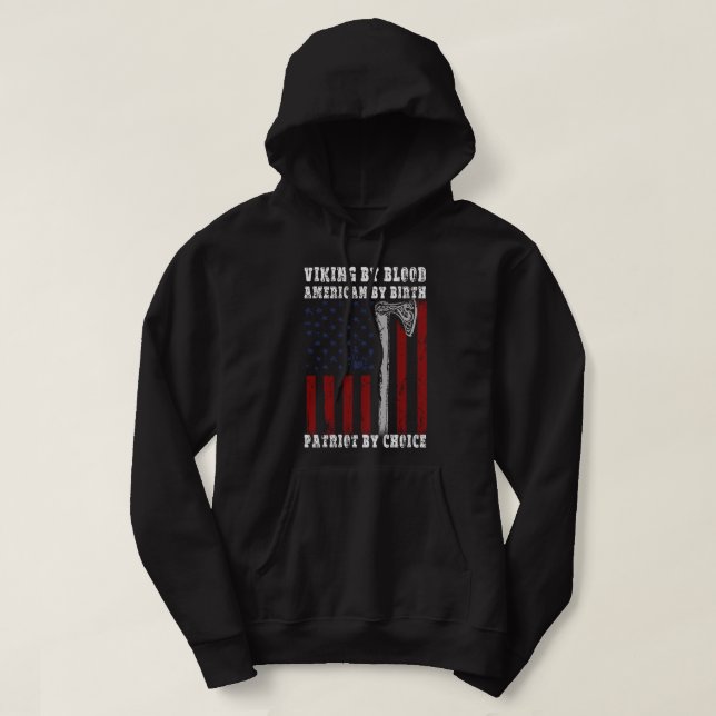 Viking av blod hoodie (Design framsida)