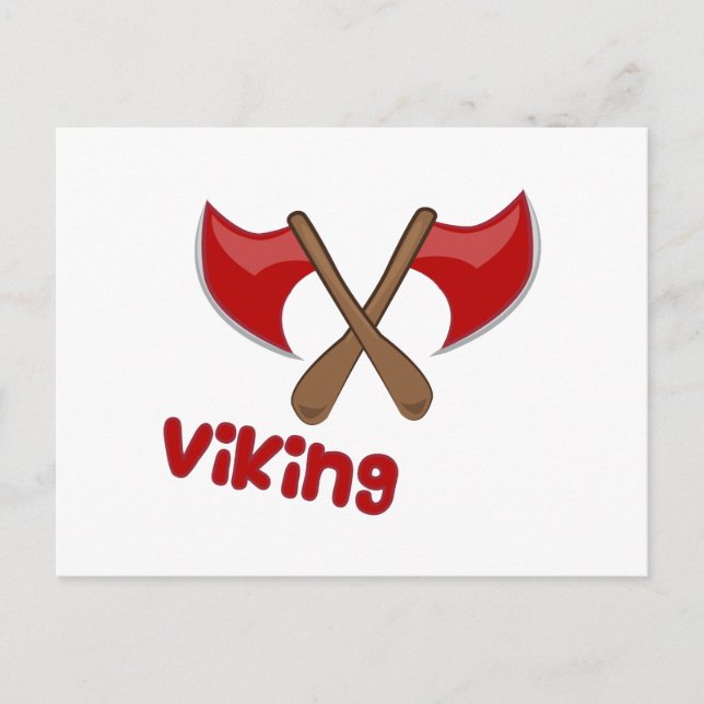 Viking Ax Vykort (Framsida)