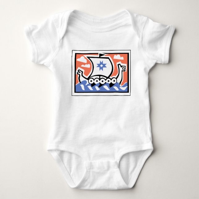 Viking barkass t-shirt (Framsida)