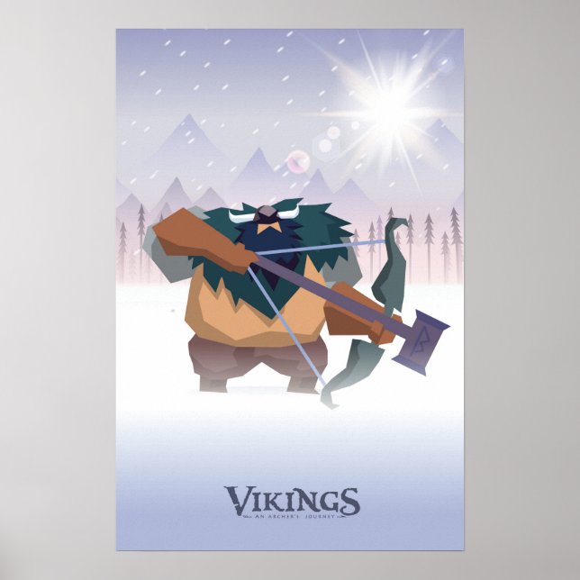 Viking berserker poster (Framsidan)
