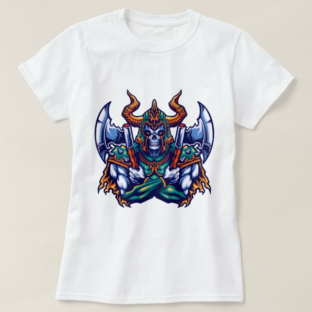 Viking Berserker T Shirt (Design framsida)