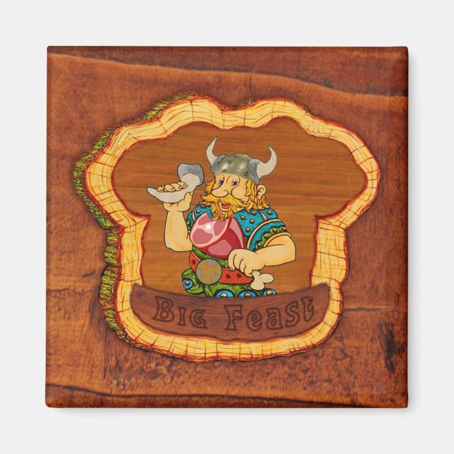 Viking Birthday Magnet (Framsidan)