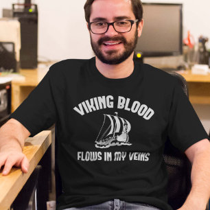 Viking blodflöde i mina vener t-shirt