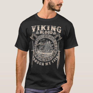 Viking Blood Springa genom mina Veins T Shirt