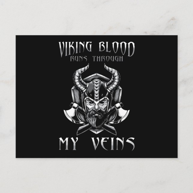 Viking Blood Vykort (Framsida)