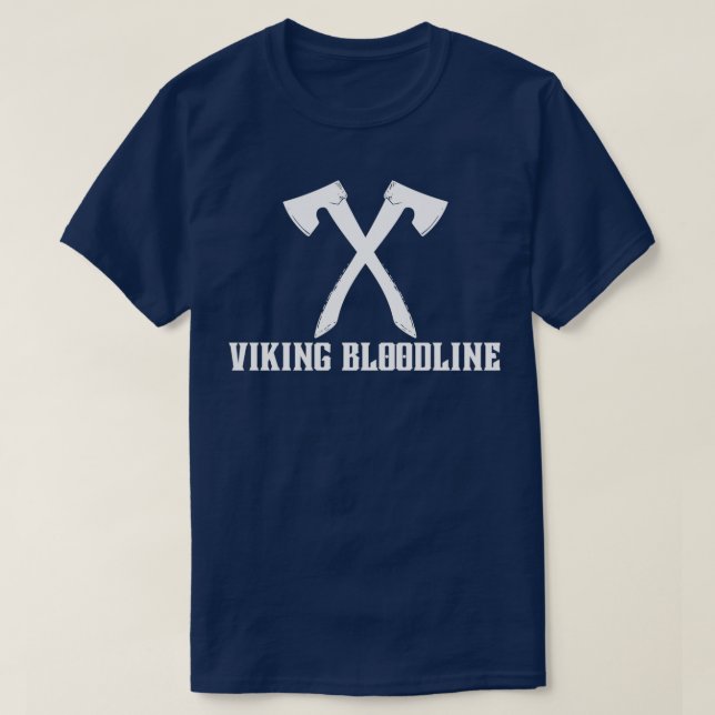 Viking Bloodline ax 3 T Shirt (Design framsida)