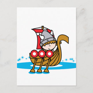 Viking Boy Vykort
