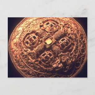 Viking brooch jewel för rik människor vykort
