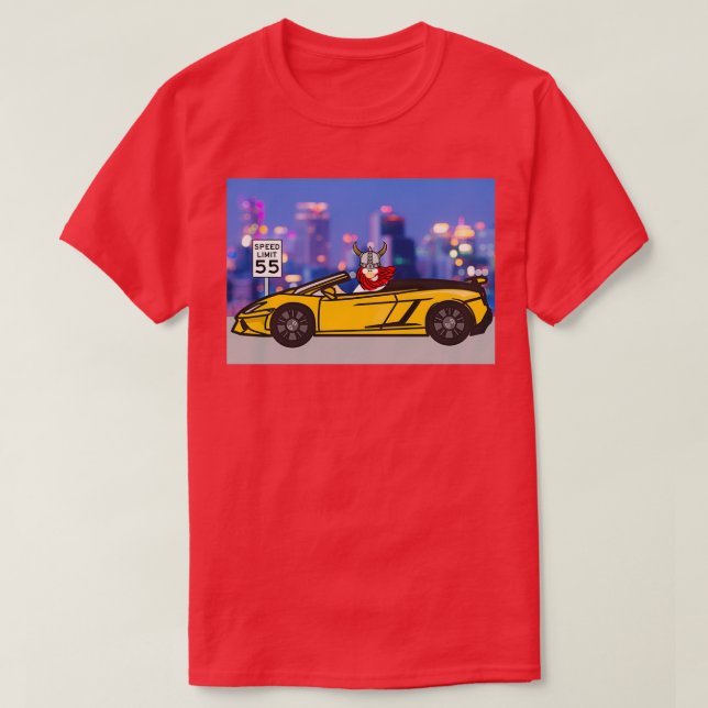 Viking Canx27t Drive the Speed Limit T Shirt (Design framsida)