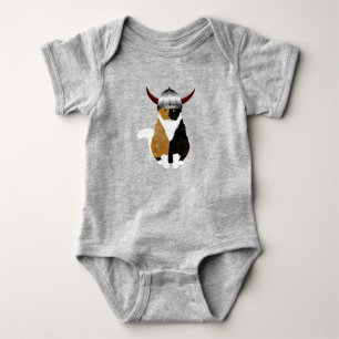 Viking Cat Baby Bodykostym T Shirt