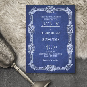 Viking Celtic Gamer Bröllop Inbjudningar