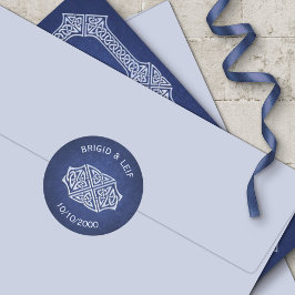 Viking Celtic Gamer Bröllop Runt Klistermärke