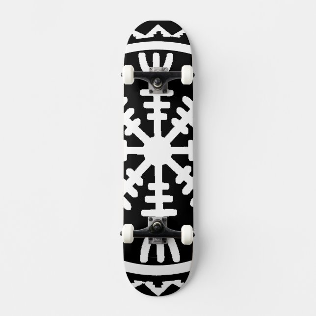 Viking Celtic Helm of Awe Skateboard (Framsida)