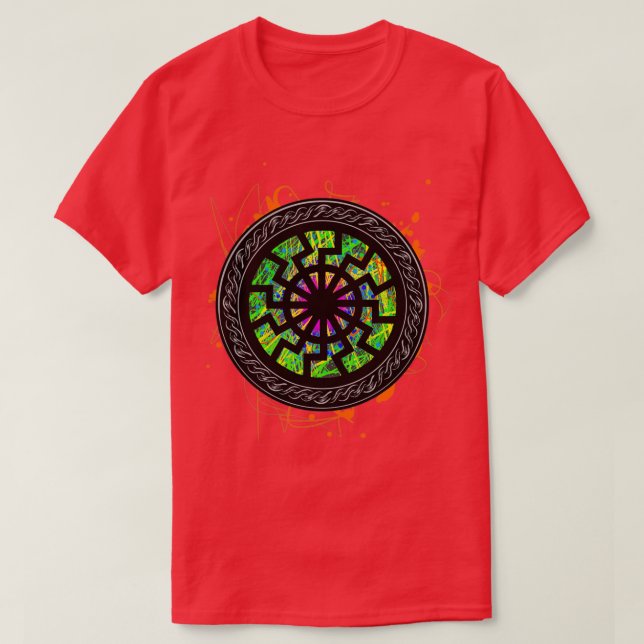 Viking Celtic Valhalla T Shirt (Design framsida)