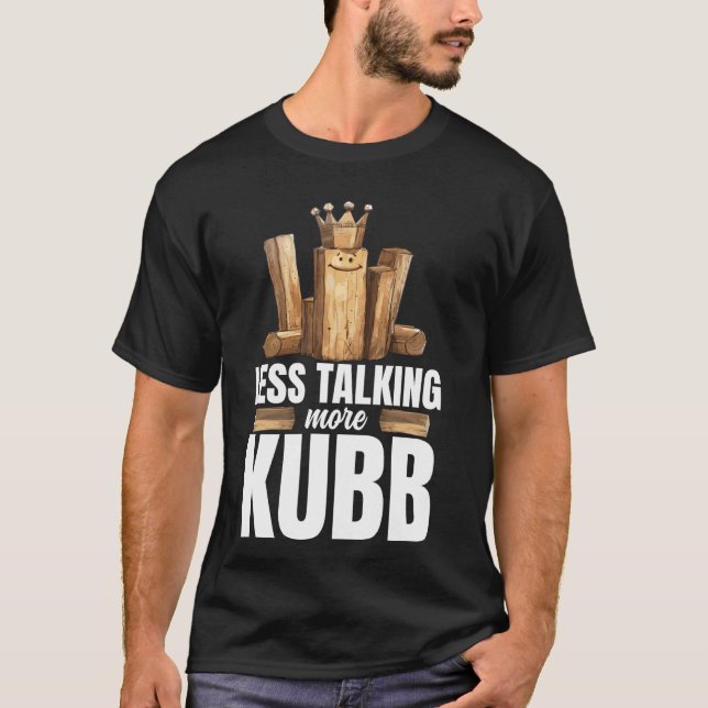 Viking Chess Gräsmatta Game Kubb Yard Game Set Kun T Shirt (Framsida)