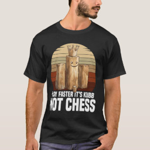 Viking Chess Gräsmatta Game Kubb Yard Game Set Leg T Shirt