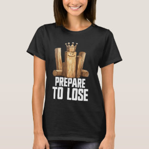 Viking Chess Gräsmatta Game Set Kubb Yard Game Leg T Shirt