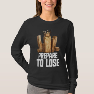 Viking Chess Gräsmatta Game Set Kubb Yard Game Leg T Shirt