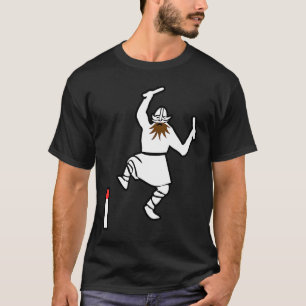 Viking Chess Viking attackerar Kubb kung den T Shirt