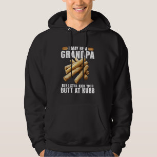 Viking Chess Yard Game Set Kubb Gräsmatta Game Kub Hoodie