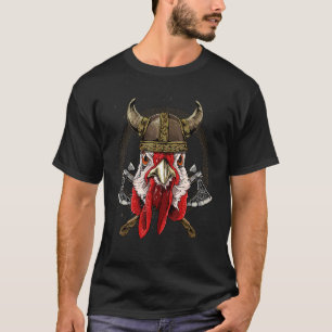 Viking Chicken Renaissance Medieval Norse Pagan Va T Shirt